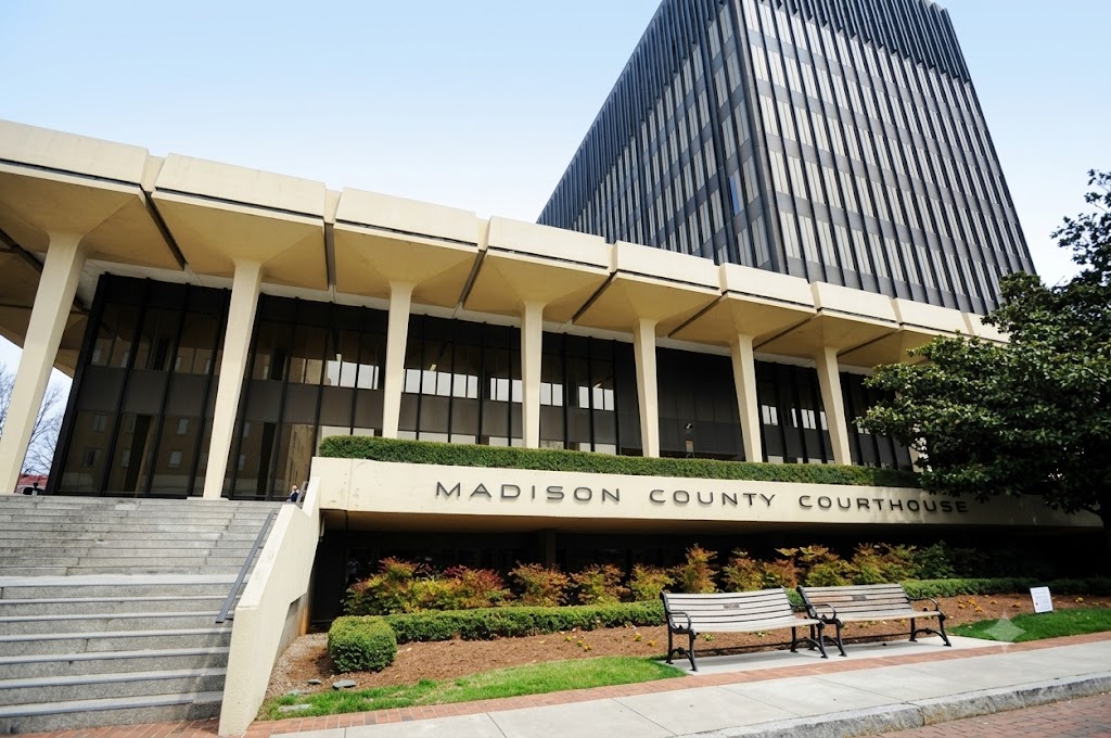 Madison County Courthouse at 100 North Side Square in Huntsville, Alabama