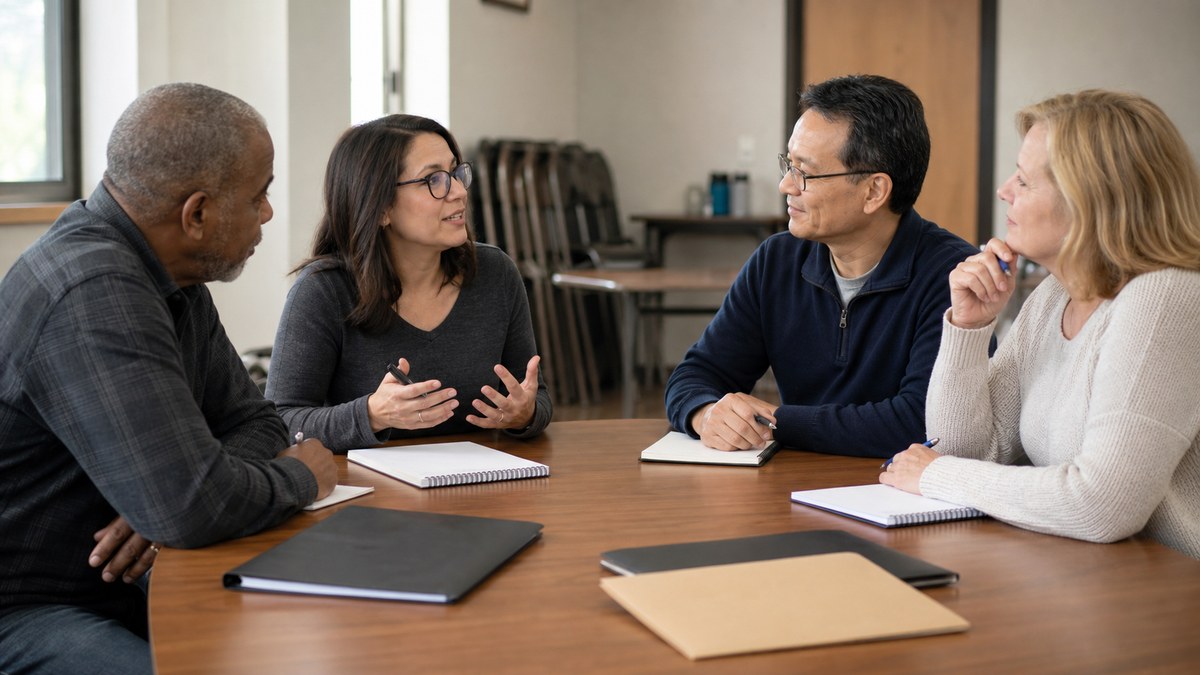 Classroom training discussion